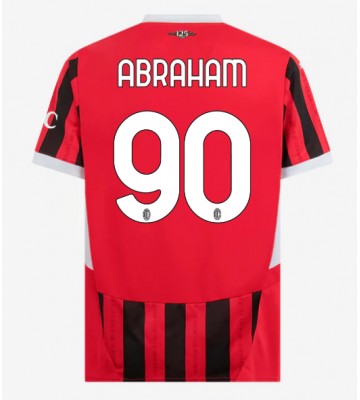 AC Milan Tammy Abraham #90 Hjemmebanetrøje 2024-25 Kort ærmer